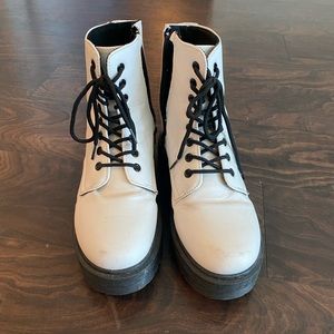 White Doc Marten Look Alikes